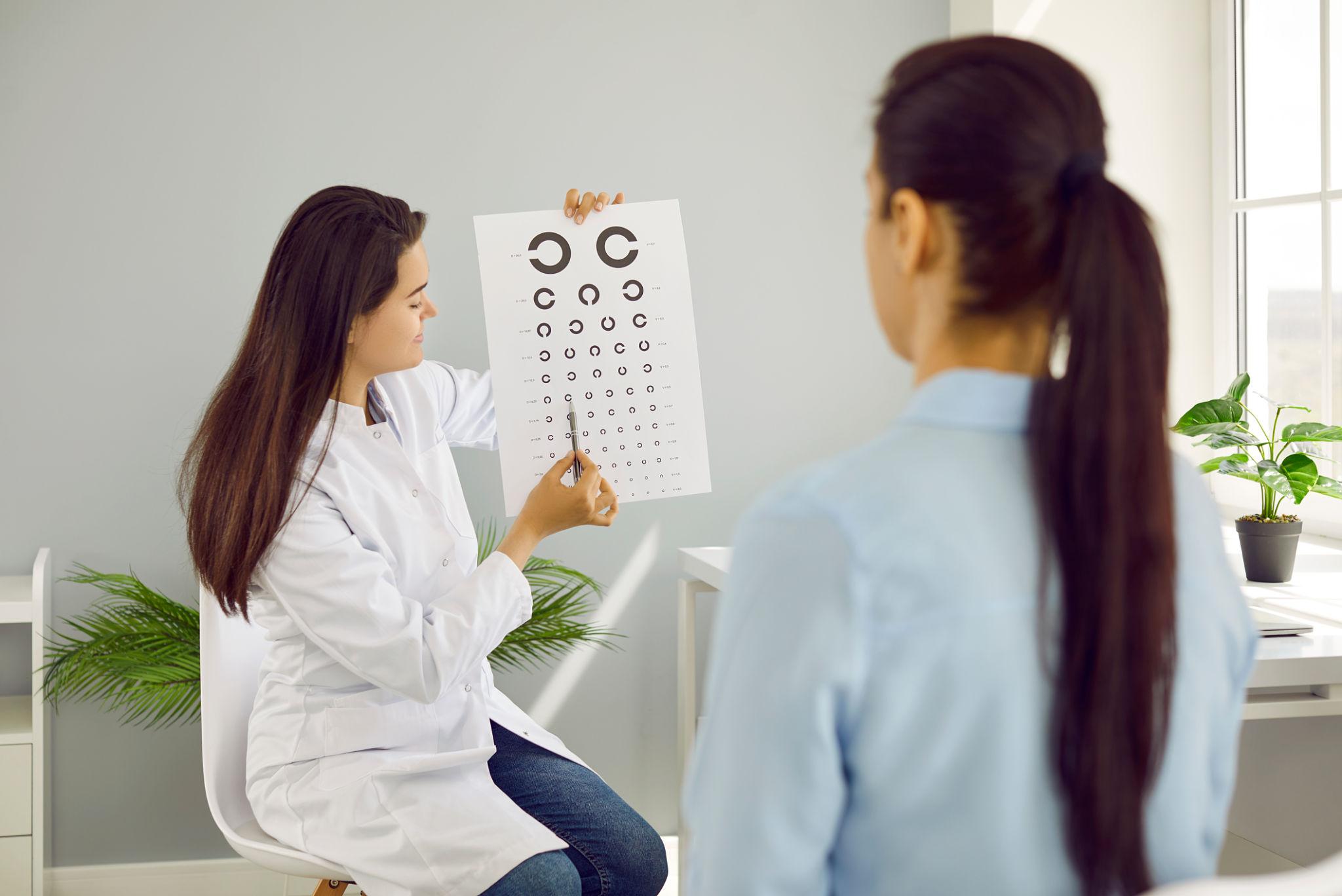 Медицинская комиссия у офтальмолога